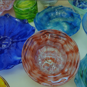 Hand Crafted Glass Bowl