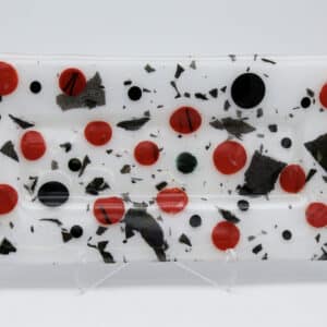 White Black Red Platter