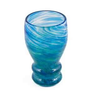 One of a kind handblown glass. Perfect for your favorite beverage.