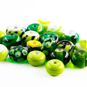 Lampwork Beads Green
