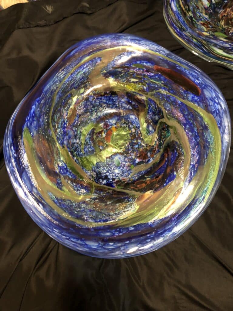 Blue Green Rondelle