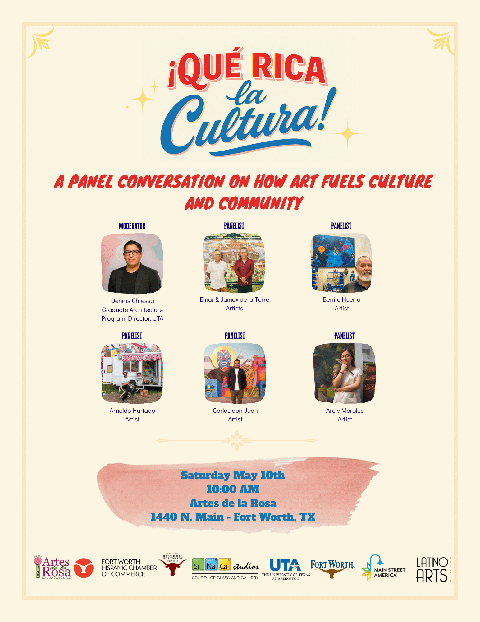 panel discussion at SiNaCa Studios