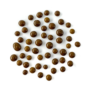 Glass Pebbles Dark Brown