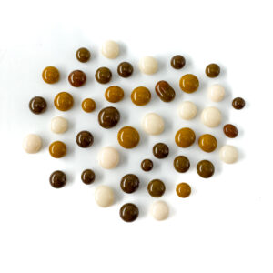 Glass Pebbles Mixed Neutrals