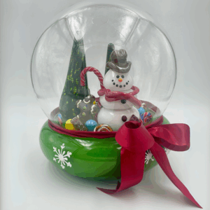 Holiday Candy Land Snow Globe by Team SiNaCa